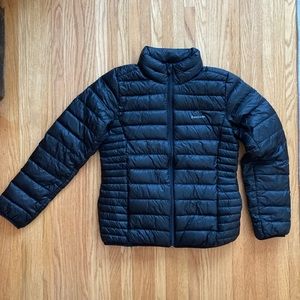 Roots packable down puffer jacket